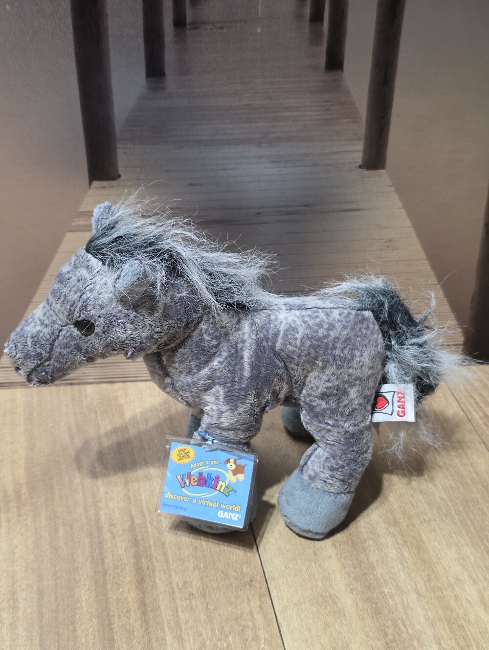 GANZ WEBKINZ GREY ARABIAN  HM098 SO CUTE